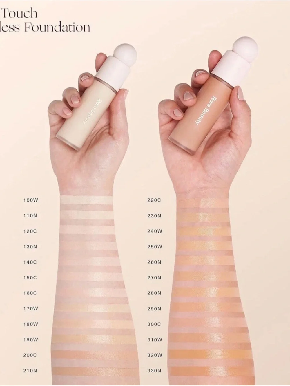 Rare Beauty Selena Gomez Liquid Touch Weightless Foundation 240W